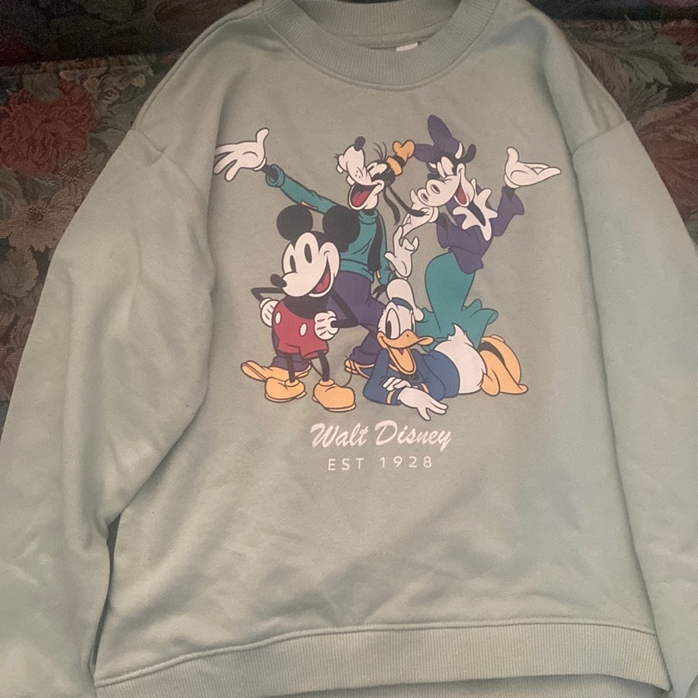 Girls Light Green long sleeve sweatshirt